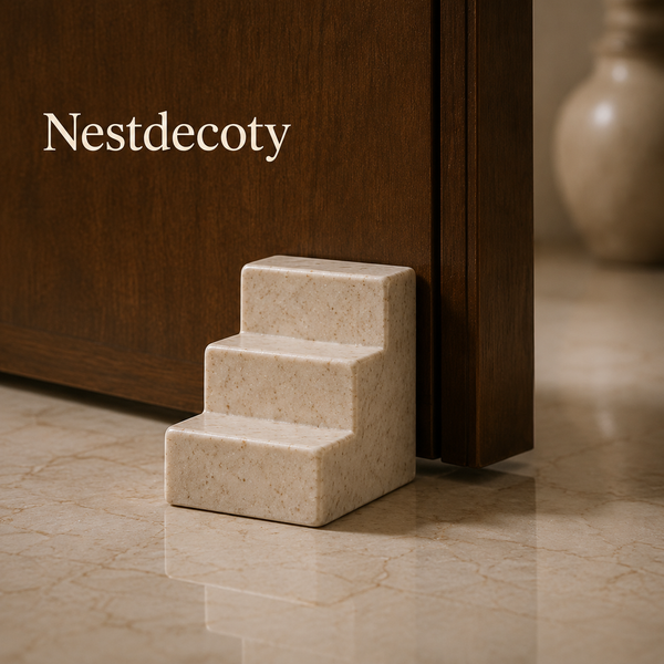 Nestdecoty Minimal Stair Step Sculptural Door Stop